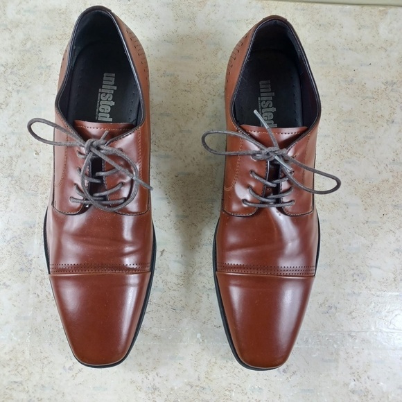Unlisted By Kenneth Cole Lesson  Mens Brown Cap Toe Oxfords Shoes Size 12 main image 4